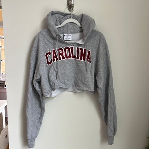 Champion / University of South Carolina Cropped Hoodie / Size M